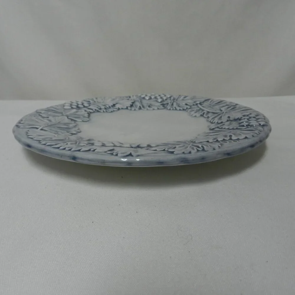 Williams Sonoma Italy blue Grapevine salad snack side plate Micro Dish NWT NEW